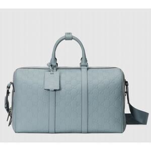 Gucci GG Rubber-Effect Medium Duffle - NWT 17.7 x11 x 9.5